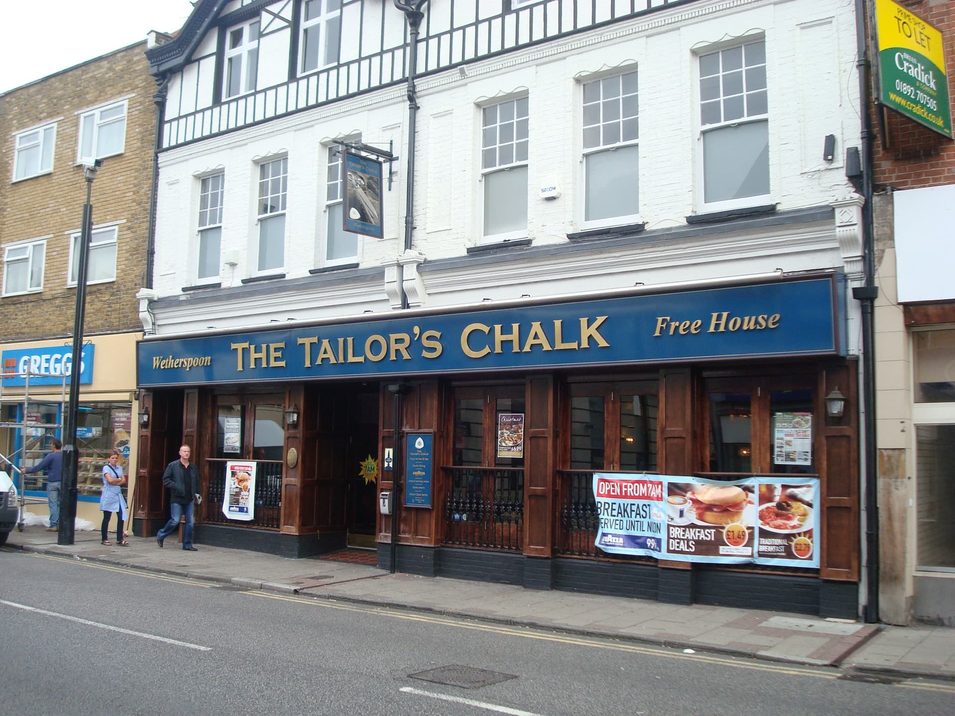 The Tailor’s Chalk pub, Sidcup High Street